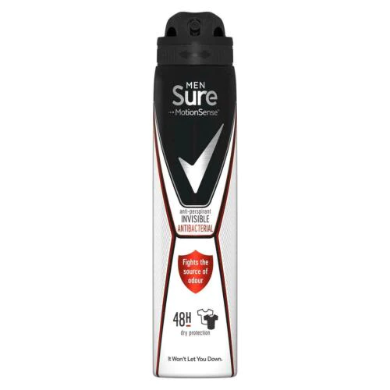 SURE INVINSIBLE BACTERIA B/SPRAY - 250ML