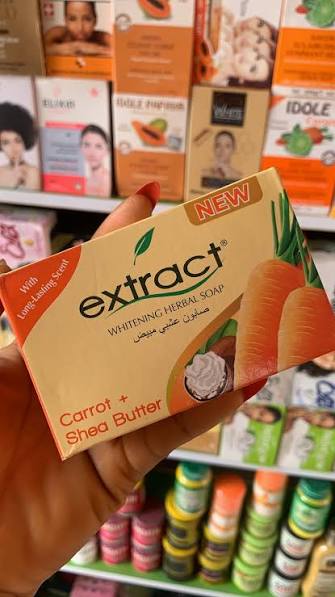 EXTRACT CARROT + SHEA BUTTER HERBAL SOAP-125G